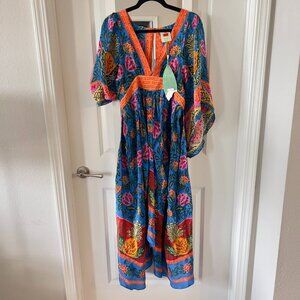 FARM Rio Multicolor Floral Maxi Dress